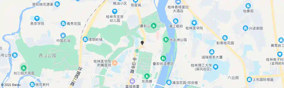 桂林凤北路口_公交站地图_桂林公交_妙搜公交查询2025