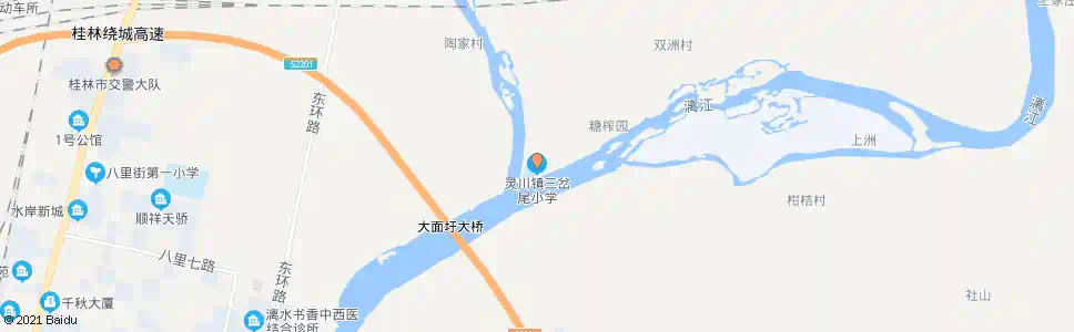 桂林三岔尾学校_公交站地图_桂林公交_妙搜公交查询2025