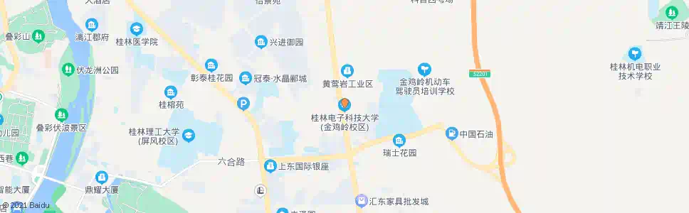 桂林电子科技大学尧山校区_公交站地图_桂林公交_妙搜公交查询2025
