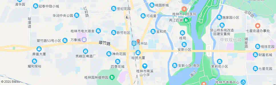 桂林车站停车场_公交站地图_桂林公交_妙搜公交查询2025