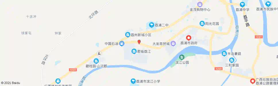 桂林荔金路口_公交站地图_桂林公交_妙搜公交查询2025