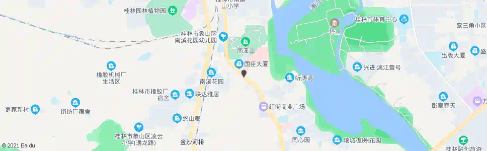 桂林南溪医院_公交站地图_桂林公交_妙搜公交查询2025