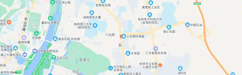 桂林东江市场_公交站地图_桂林公交_妙搜公交查询2025