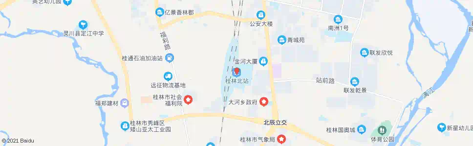 桂林北冲_公交站地图_桂林公交_妙搜公交查询2025