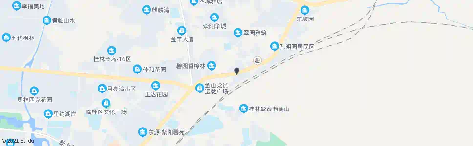 桂林金水公园_公交站地图_桂林公交_妙搜公交查询2025