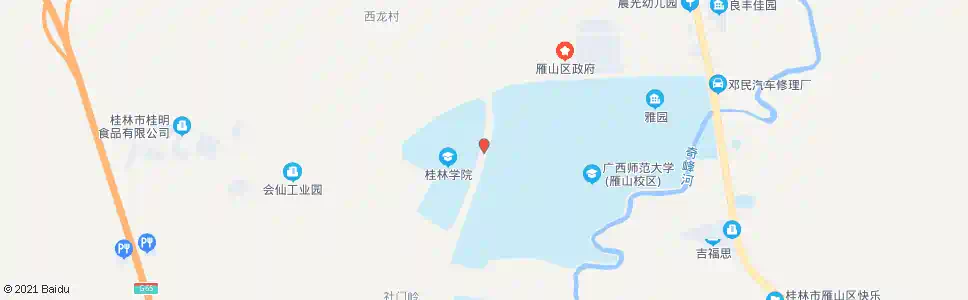 桂林漓江学院_公交站地图_桂林公交_妙搜公交查询2025