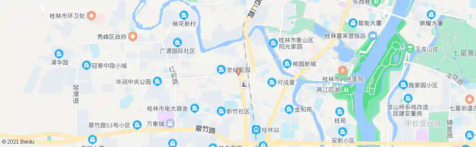 桂林东安街_公交站地图_桂林公交_妙搜公交查询2025