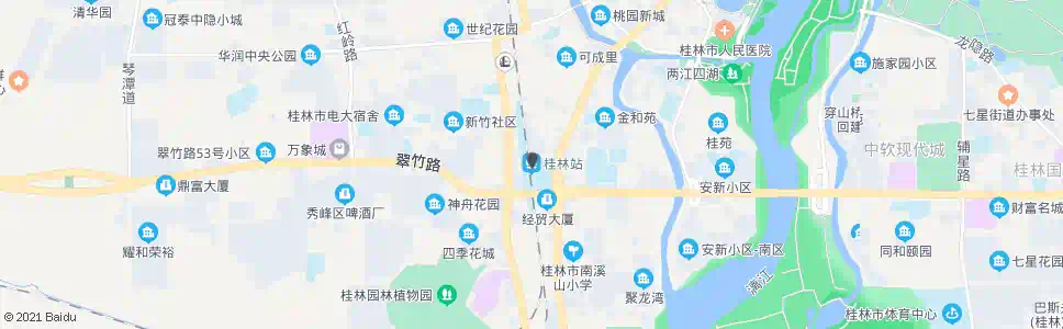 桂林城中路口_公交站地图_桂林公交_妙搜公交查询2025