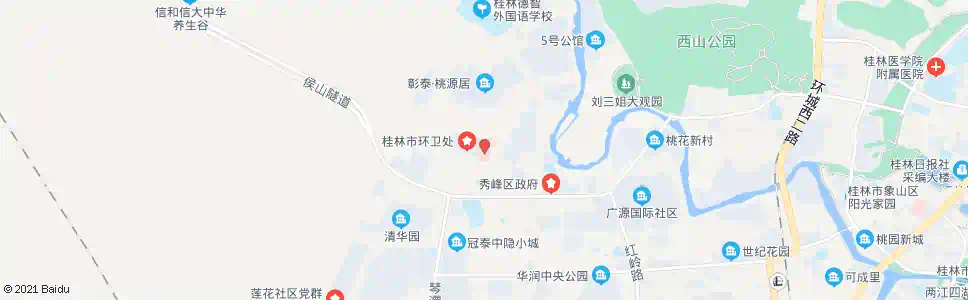 桂林第三人民医院_公交站地图_桂林公交_妙搜公交查询2025