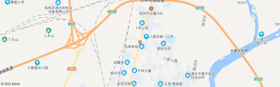 桂林大面圩路口_公交站地图_桂林公交_妙搜公交查询2025
