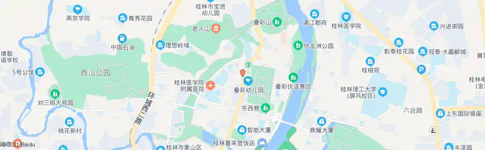 桂林荔苑停车场_公交站地图_桂林公交_妙搜公交查询2025