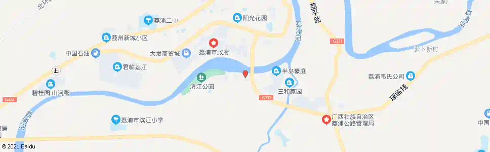 桂林荔城政府_公交站地图_桂林公交_妙搜公交查询2025