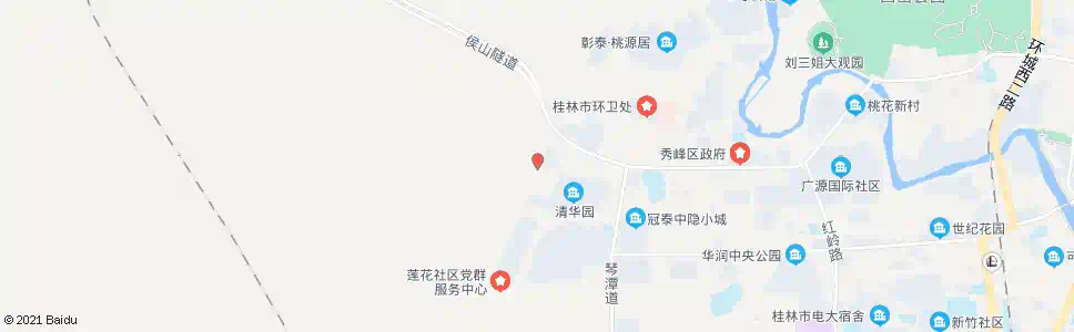 桂林巾山路_公交站地图_桂林公交_妙搜公交查询2025