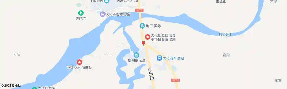河池城南十字路口_公交站地图_河池公交_妙搜公交查询2025