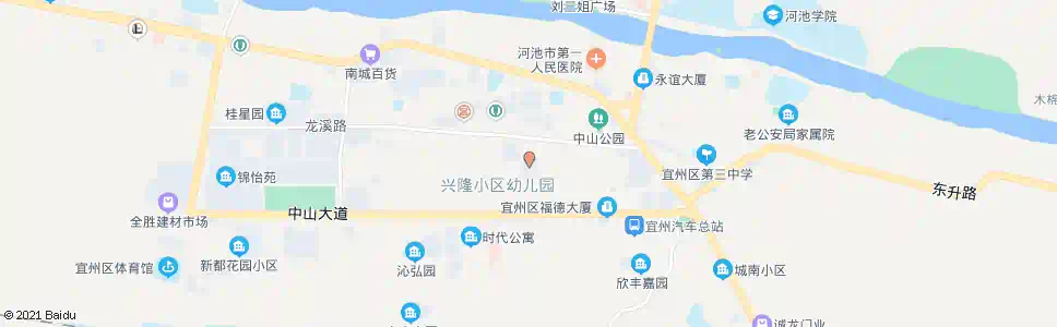 河池龙港星城_公交站地图_河池公交_妙搜公交查询2025