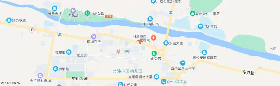 河池轴承厂_公交站地图_河池公交_妙搜公交查询2025