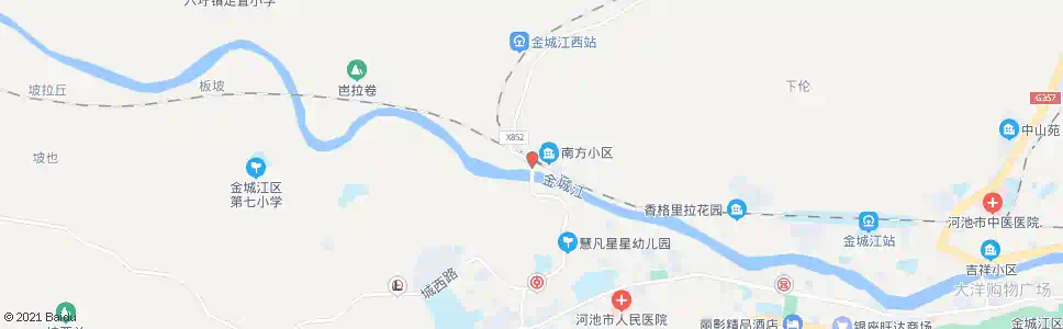 河池二桥_公交站地图_河池公交_妙搜公交查询2025