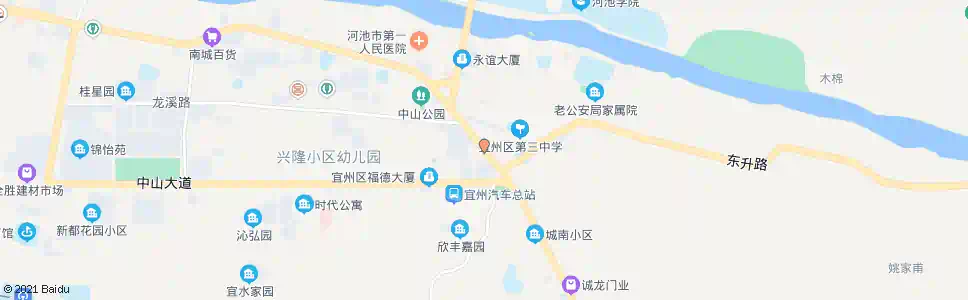 河池配件厂_公交站地图_河池公交_妙搜公交查询2025