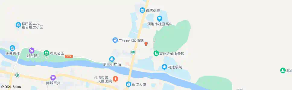 河池白龙公园_公交站地图_河池公交_妙搜公交查询2025