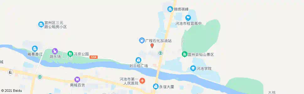 河池劳动服务公司_公交站地图_河池公交_妙搜公交查询2025