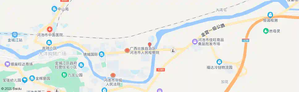 河池市政中心东_公交站地图_河池公交_妙搜公交查询2025
