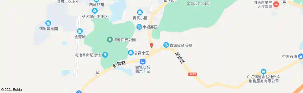 河池人民厂_公交站地图_河池公交_妙搜公交查询2025