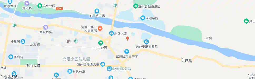 河池和平路口_公交站地图_河池公交_妙搜公交查询2025