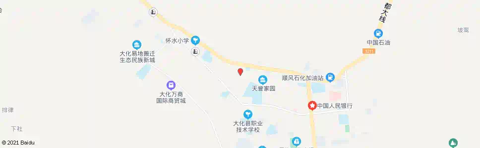 河池大化交警大队_公交站地图_河池公交_妙搜公交查询2025