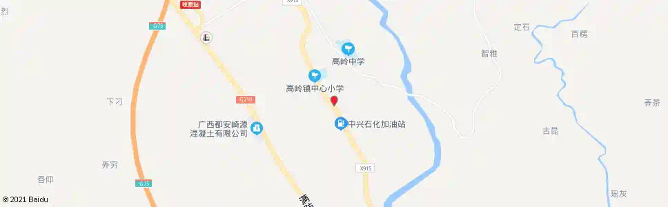 河池高岭街头_公交站地图_河池公交_妙搜公交查询2025
