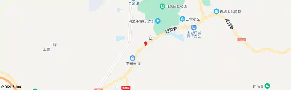 河池六圩市场_公交站地图_河池公交_妙搜公交查询2025