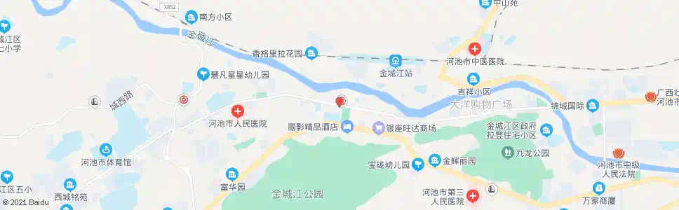 河池县工商银行_公交站地图_河池公交_妙搜公交查询2025