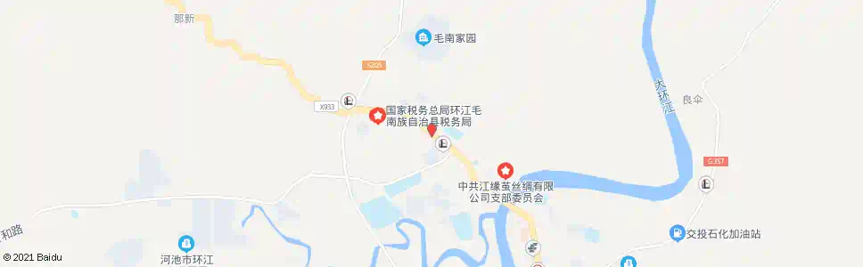 河池环江交警队_公交站地图_河池公交_妙搜公交查询2025