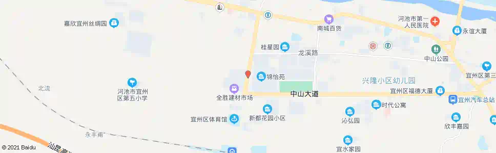 河池物流中心(山谷路)_公交站地图_河池公交_妙搜公交查询2025
