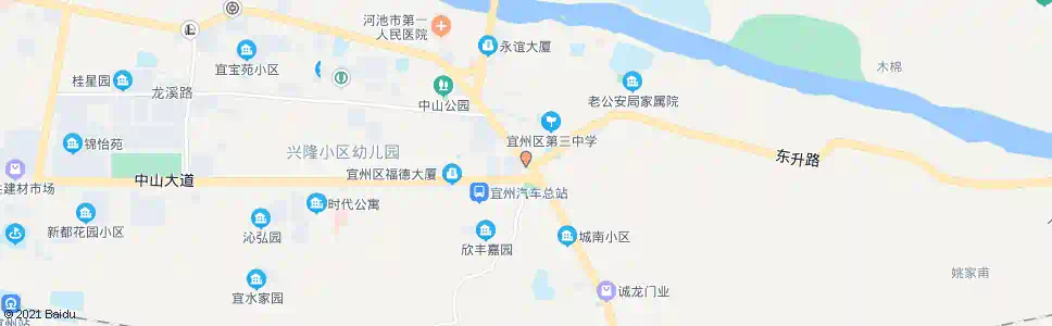 河池关口路口_公交站地图_河池公交_妙搜公交查询2025