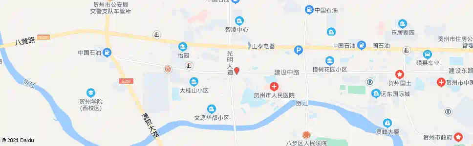 贺州六路大圆盘_公交站地图_贺州公交_妙搜公交查询2025