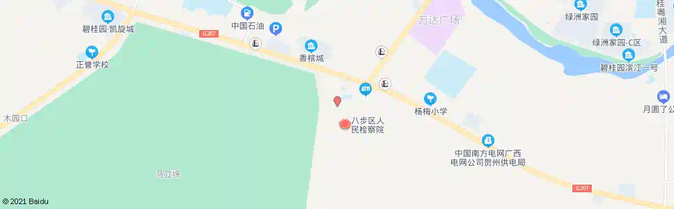 贺州羊角山(贺州大道路口)_公交站地图_贺州公交_妙搜公交查询2025