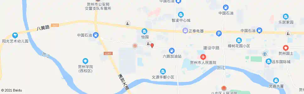 贺州摩托车城_公交站地图_贺州公交_妙搜公交查询2025