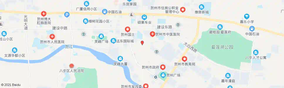贺州灵峰药业_公交站地图_贺州公交_妙搜公交查询2025