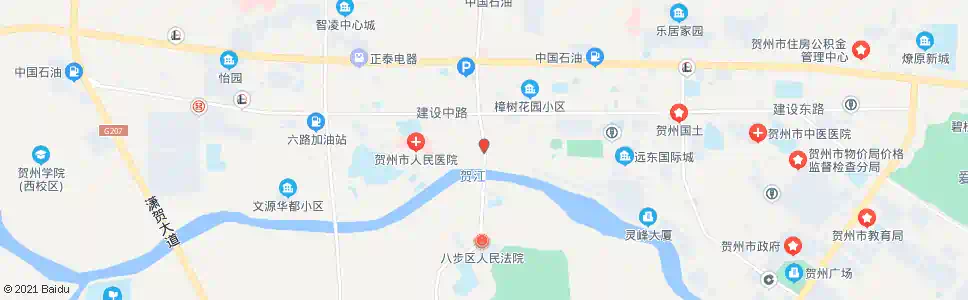贺州中心市场_公交站地图_贺州公交_妙搜公交查询2025