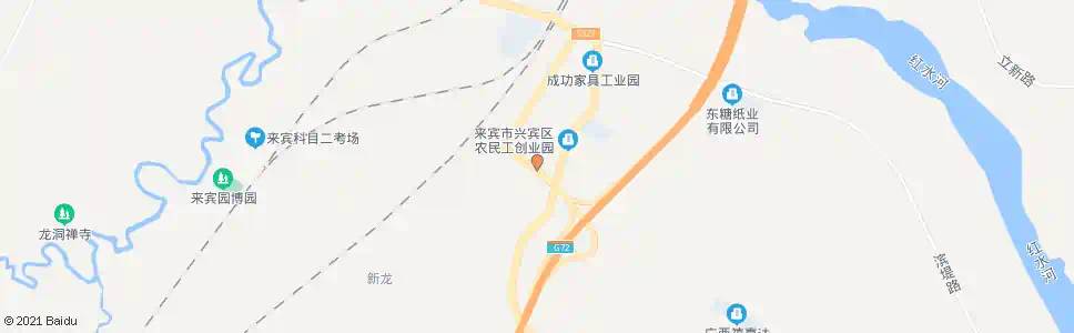 来宾高速路桥(东)_公交站地图_来宾公交_妙搜公交查询2025