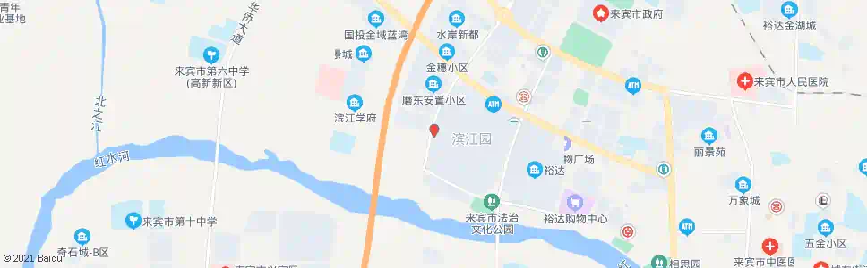 来宾滨江园西门_公交站地图_来宾公交_妙搜公交查询2025