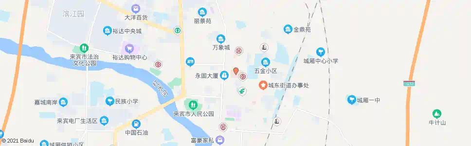 来宾中医院_公交站地图_来宾公交_妙搜公交查询2025
