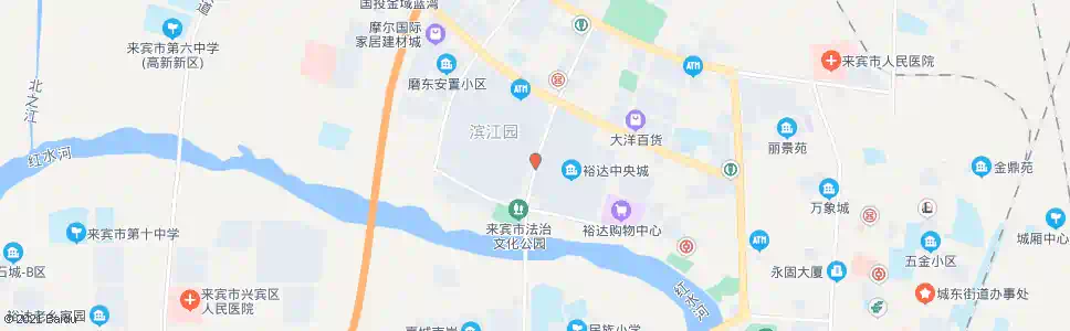 来宾滨江园东门_公交站地图_来宾公交_妙搜公交查询2025