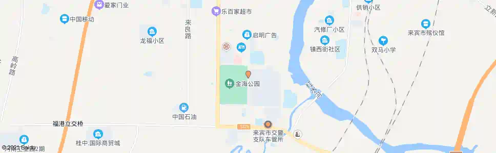 来宾金海公园_公交站地图_来宾公交_妙搜公交查询2025