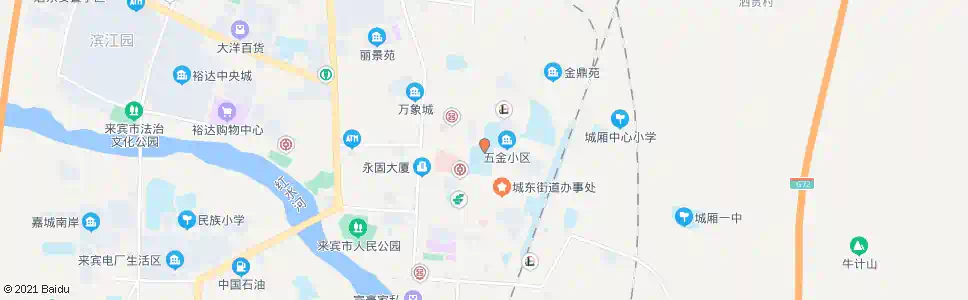 来宾来宾二中_公交站地图_来宾公交_妙搜公交查询2025