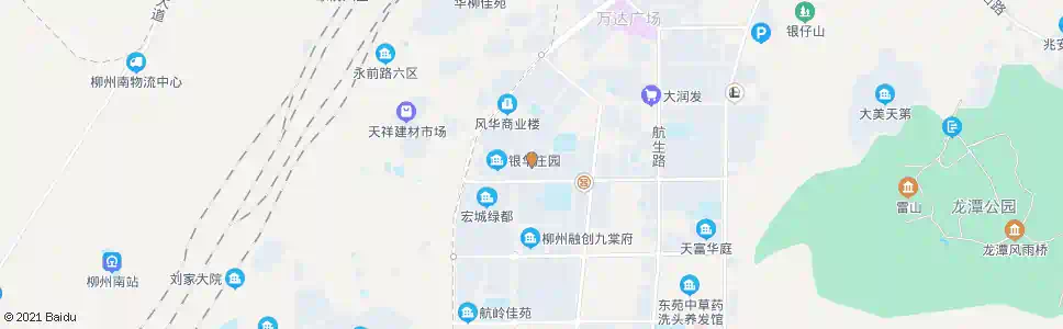 柳州航云路南_公交站地图_柳州公交_妙搜公交查询2025