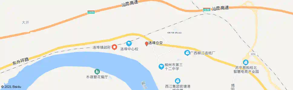 柳州纸厂路口_公交站地图_柳州公交_妙搜公交查询2025