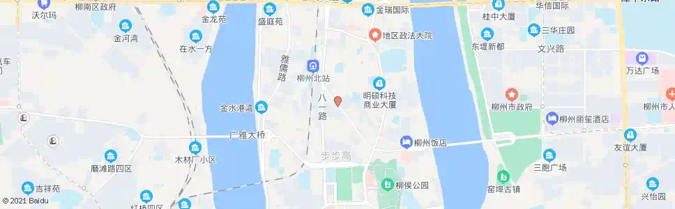 柳州北站路_公交站地图_柳州公交_妙搜公交查询2025