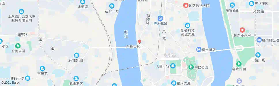 柳州广雅大校东_公交站地图_柳州公交_妙搜公交查询2025