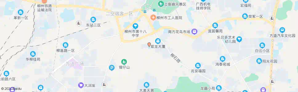 柳州天马街道办事处_公交站地图_柳州公交_妙搜公交查询2025